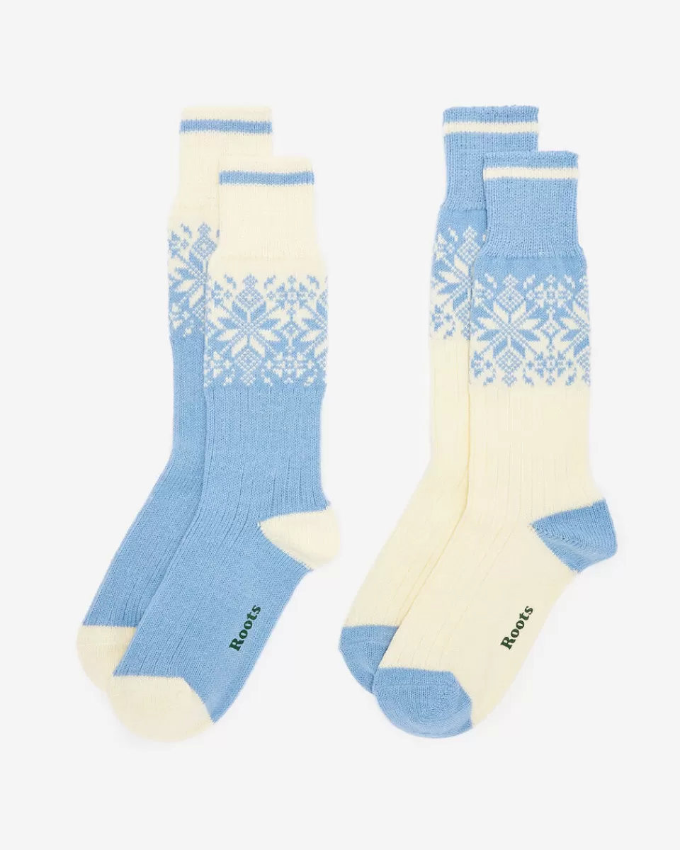 Roots Adult Elsa Cabin Sock 2 Pack Discount