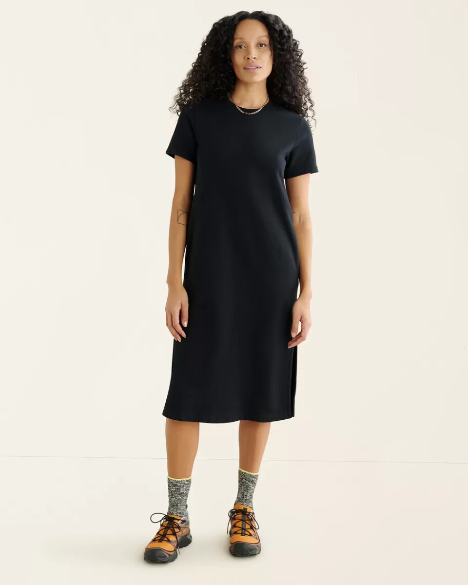 Roots Amelia Midi Dress BLACK Clearance