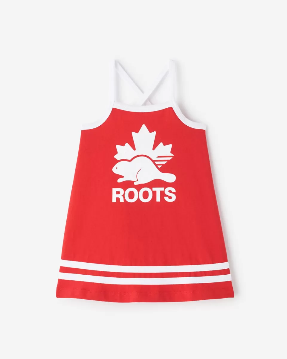 Roots Baby Northern Athletics Dress JAM RED Cheap