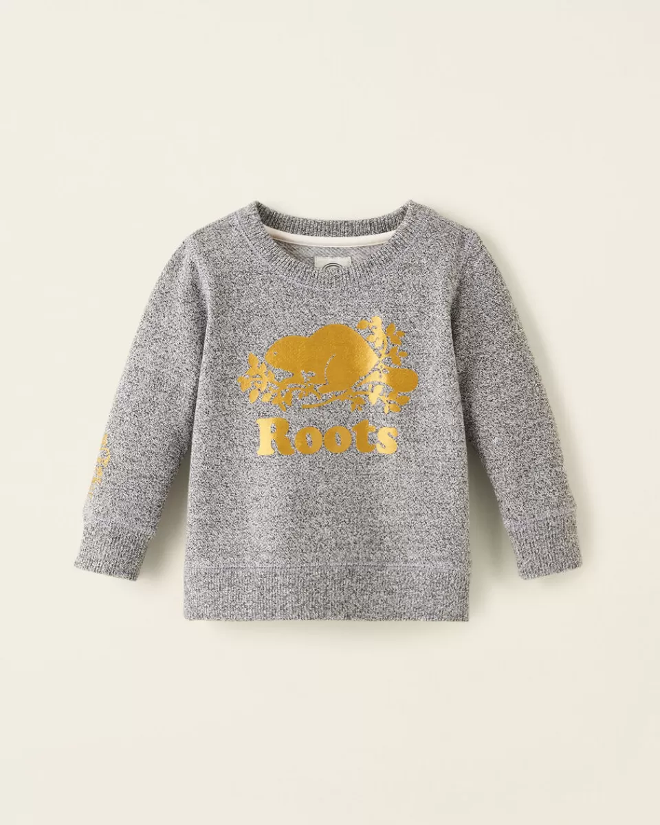 Roots Baby 50th Cooper Sweatshirt SALT & PEPPER Cheap