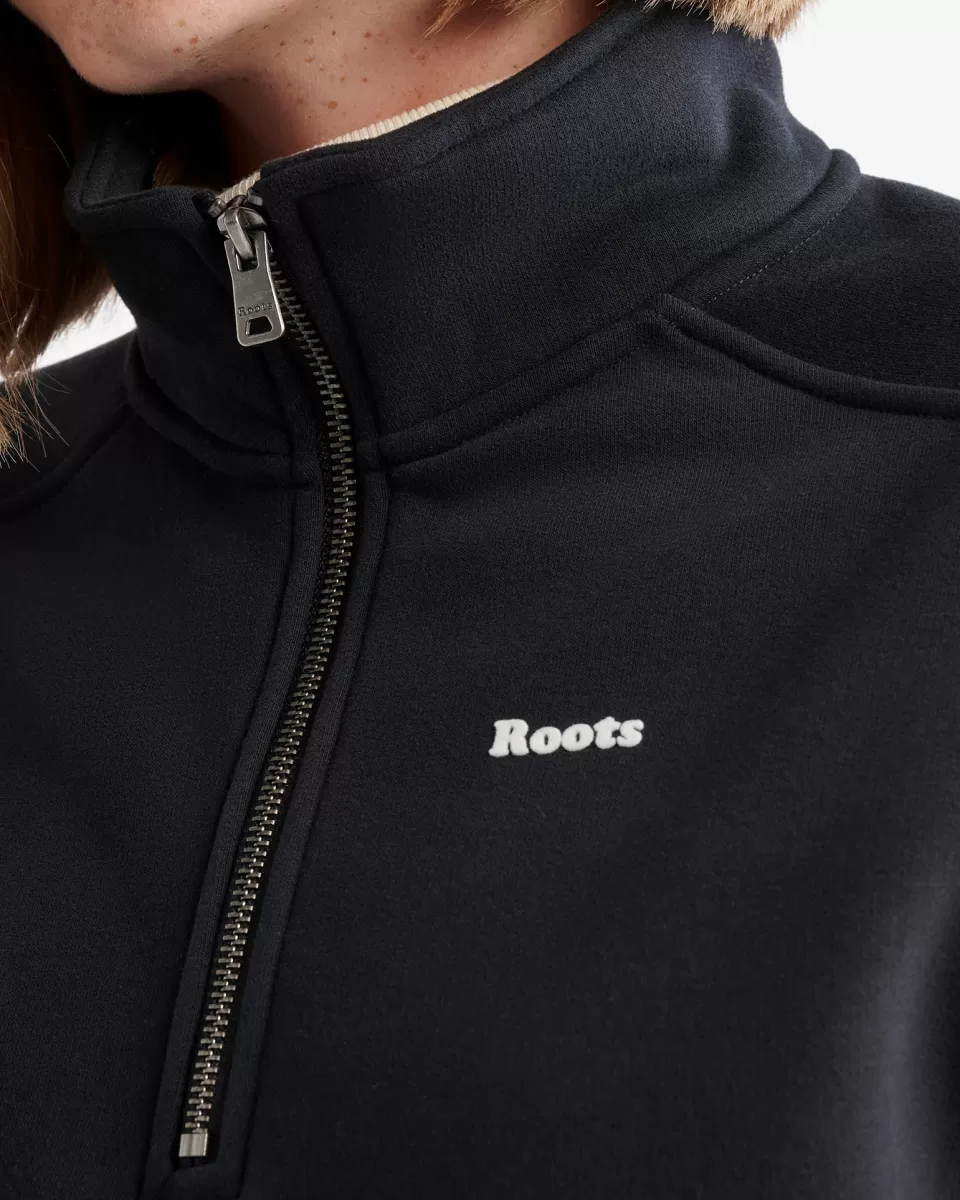 Roots Cloud Fleece Half Zip Sweatshirt Online