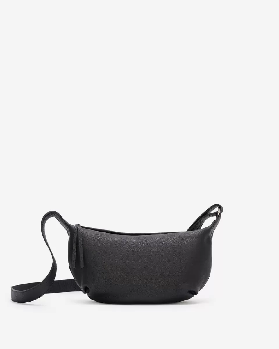 Roots Crescent Bag Cloud BLACK Flash Sale