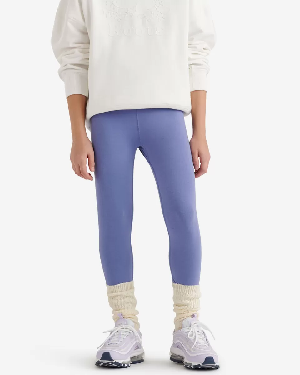 Roots Girls Essential Ankle Legging PERIWINKLE PURPLE Clearance