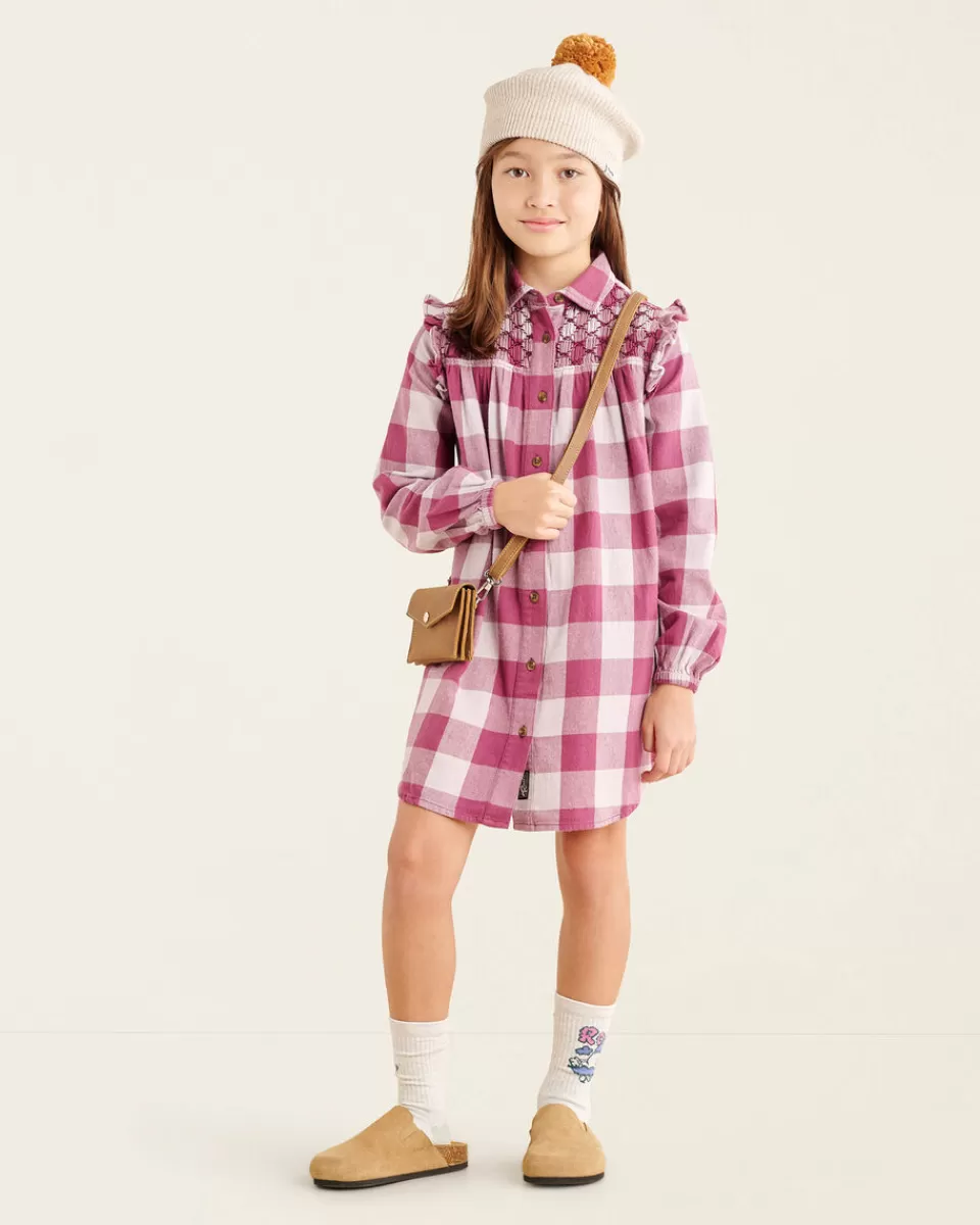 Roots Girls Park Plaid Dress Discount