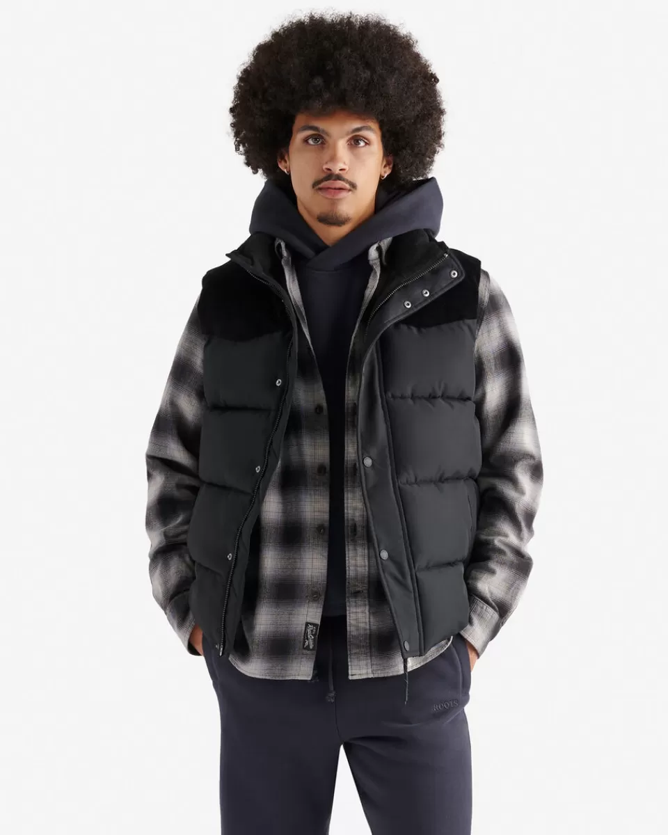 Roots Jasper Padded Vest BLACK Best