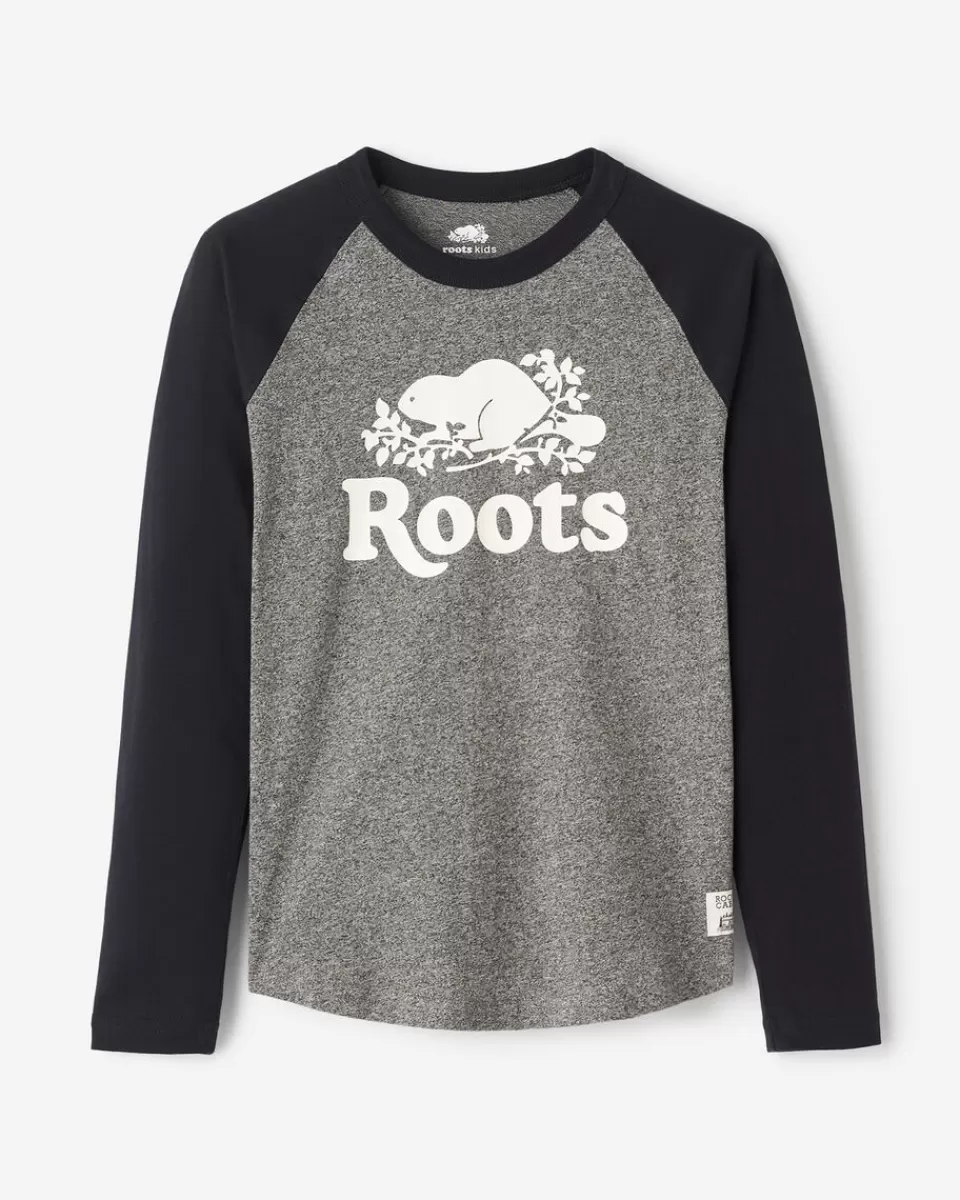 Roots Kids Cabin Baseball T-Shirt Hot