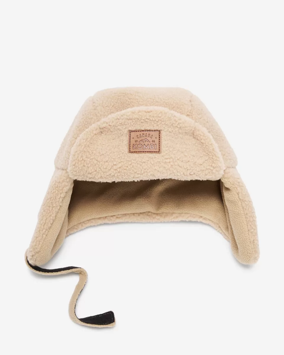 Roots Kids Kombi Aviator Hat FEATHER TAUPE Flash Sale