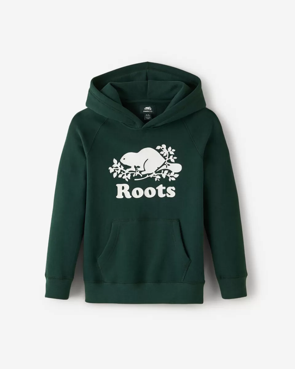 Roots Kids Organic Original Kanga Hoodie VARSITY GREEN Best