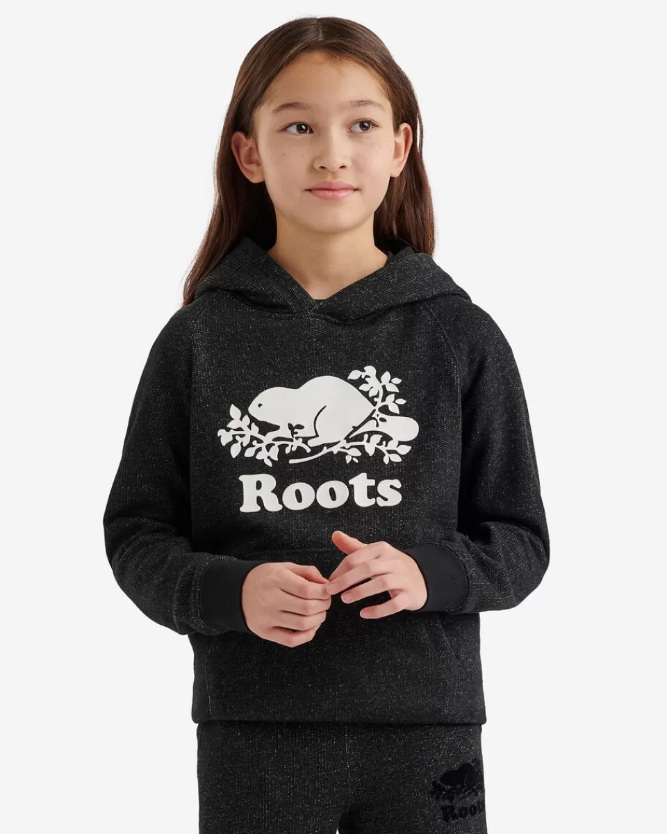 Roots Kids Organic Original Kanga Hoodie BLACK PEPPER New