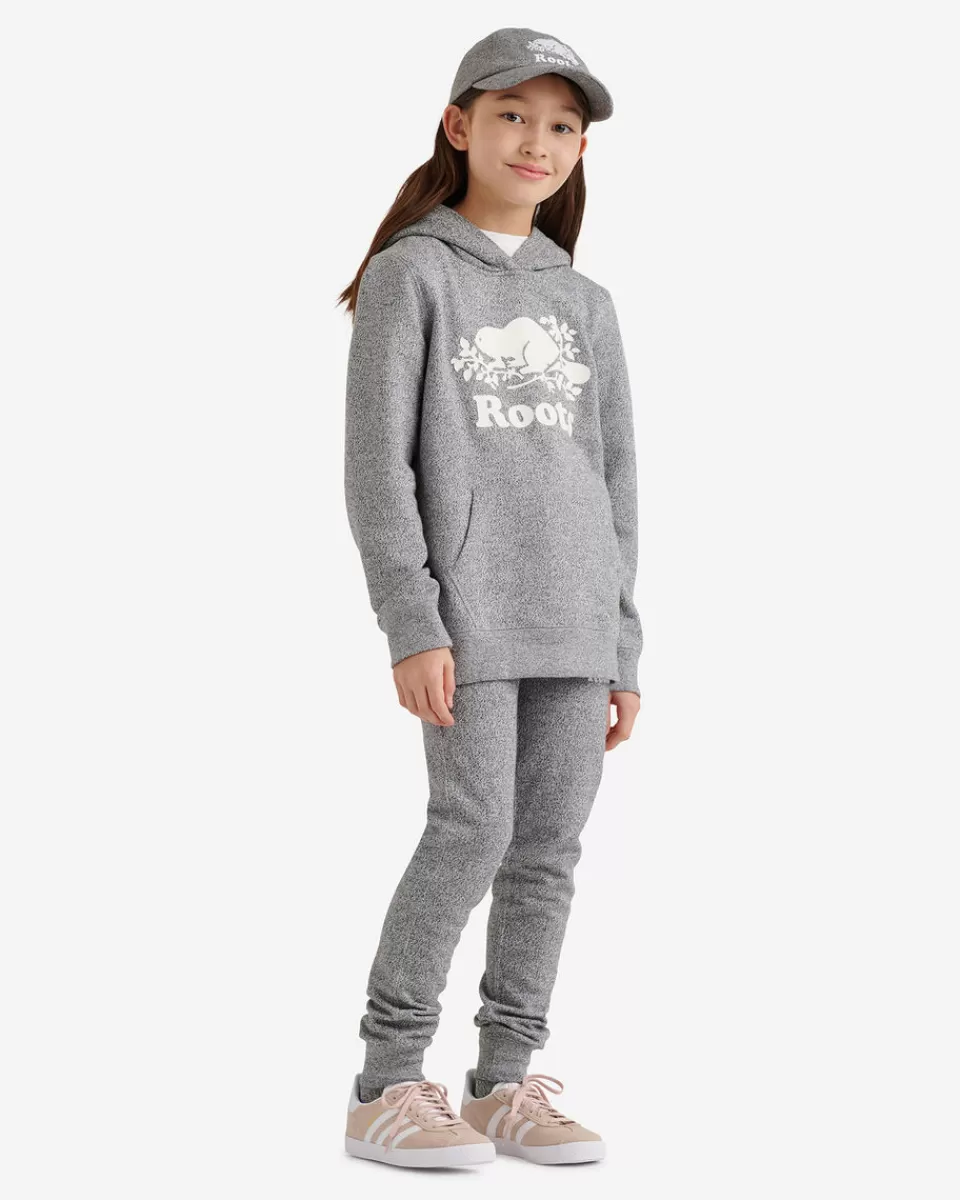 Roots Kids Organic Original Kanga Hoodie SALT & PEPPER Flash Sale