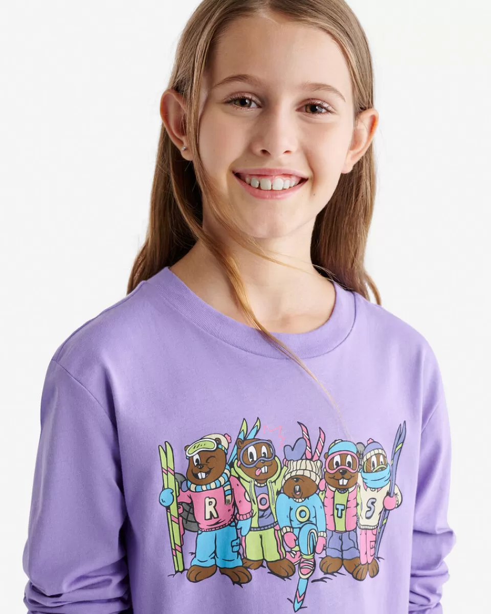 Roots Kids Ski Buddy T-Shirt Cheap