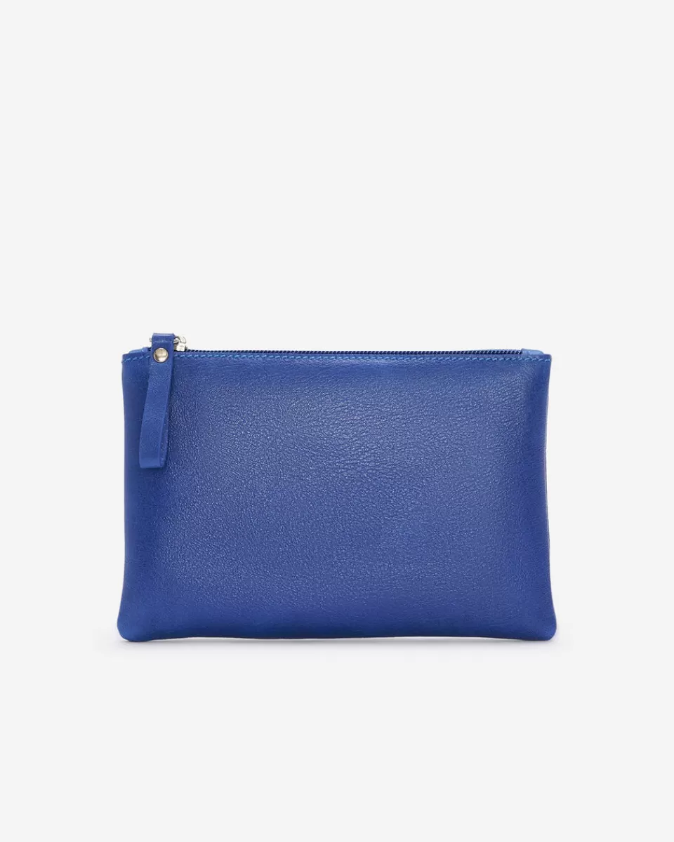 Roots Large Zip Pouch Mirage ROYAL BLUE Discount