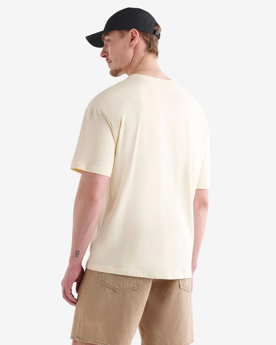 Roots Mens Outdoor Essentials Relaxed T-shirt ALABASTER CREAM Discount