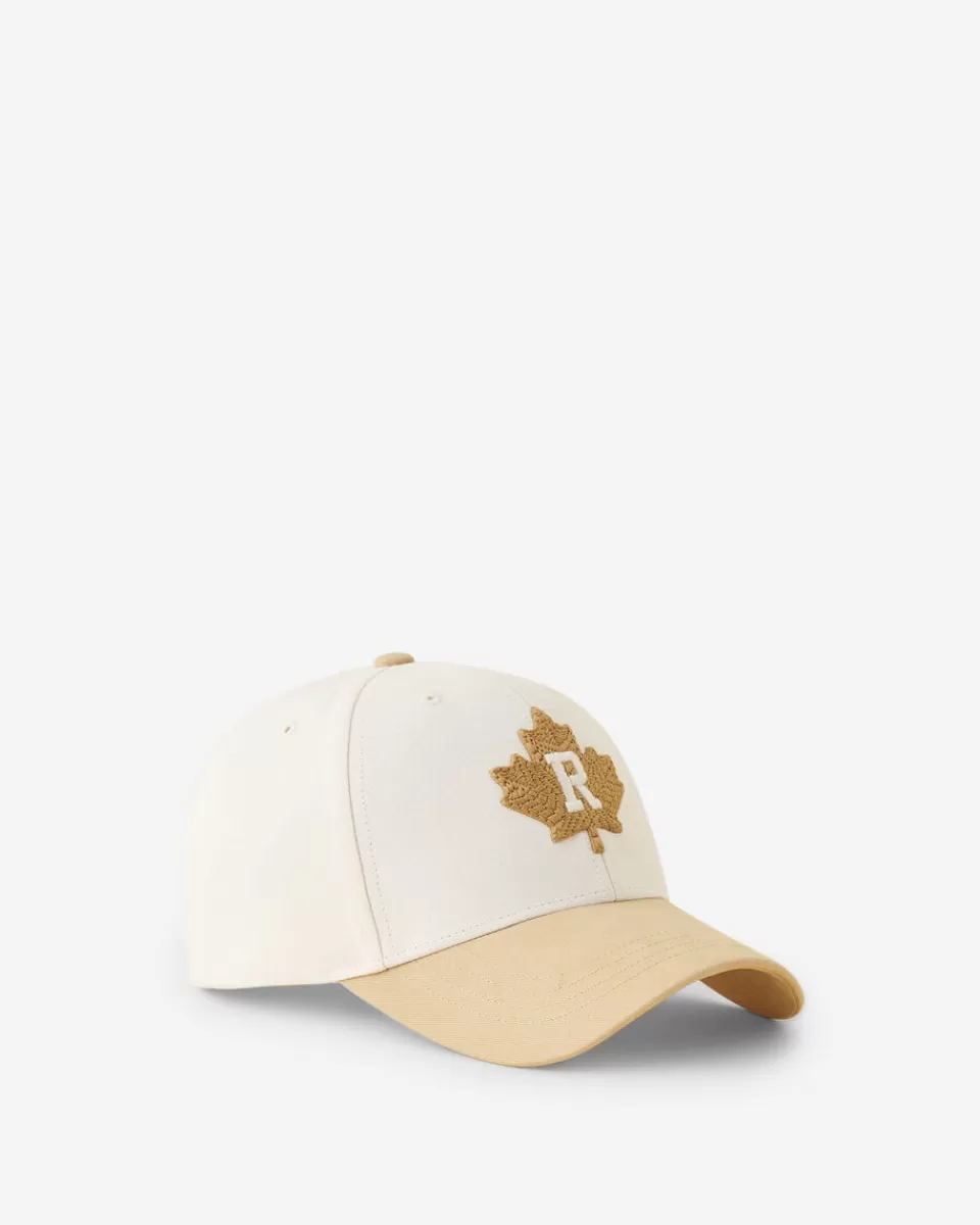 Roots Modern Leaf Baseball Cap EGRET Outlet