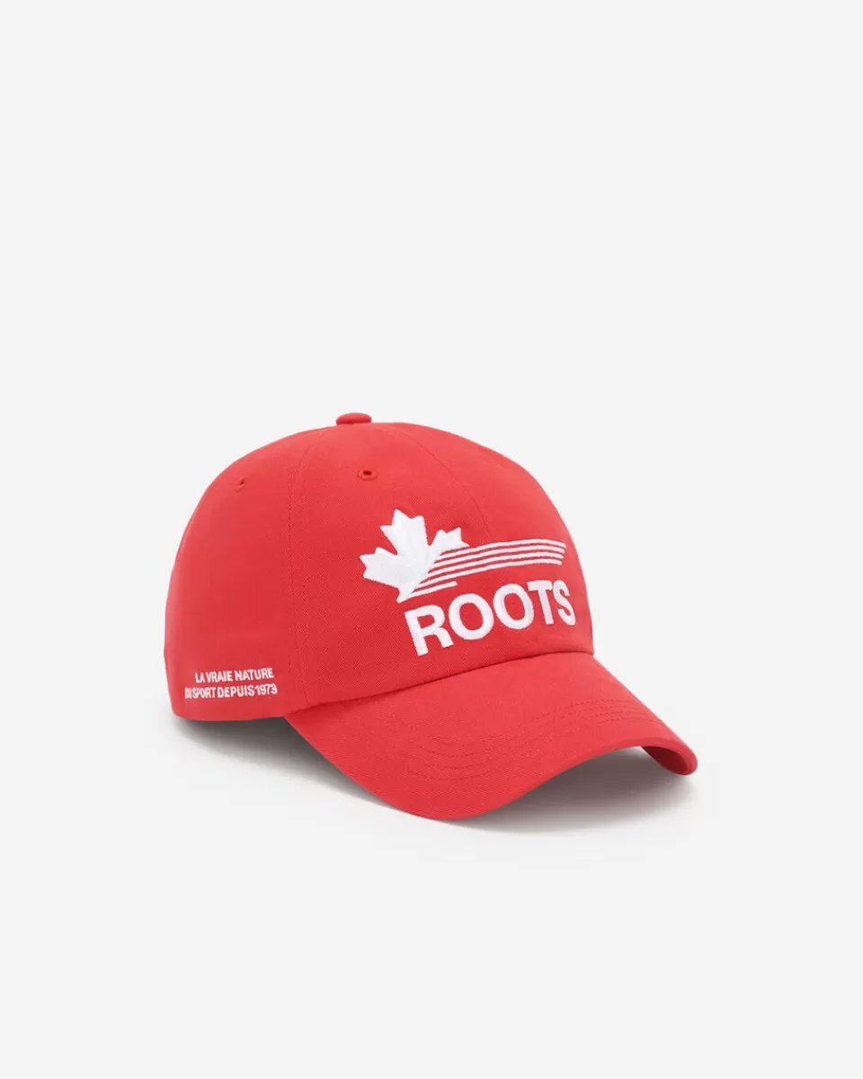 Roots Northern Athletics Baseball Cap JAM RED Hot