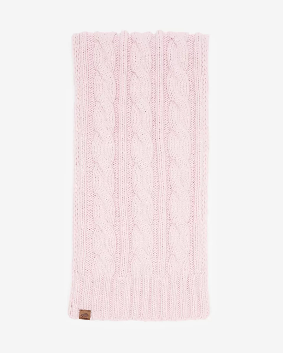 Roots Olivia Cable Scarf BALLET SLIPPER Outlet