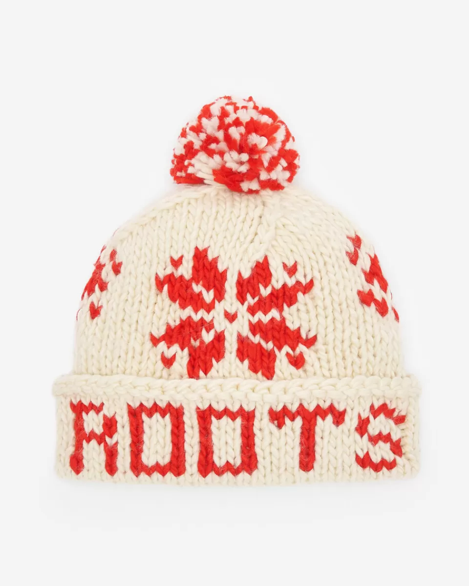 Roots Olivia Hand Knit Toque SEEDPEARL CREAM Shop