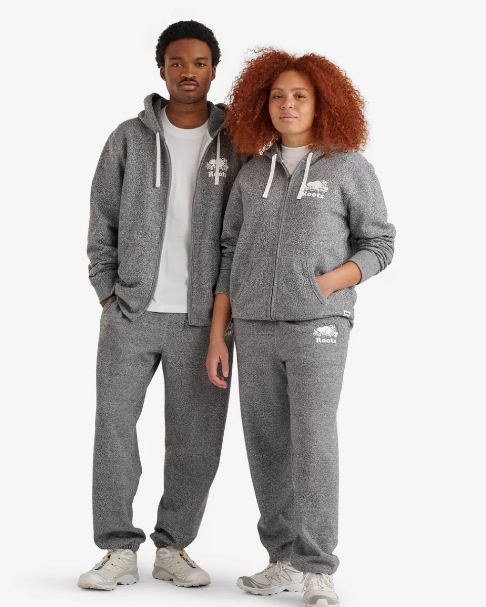 Roots Organic Original BF Sweatpant SALT & PEPPER Best Sale