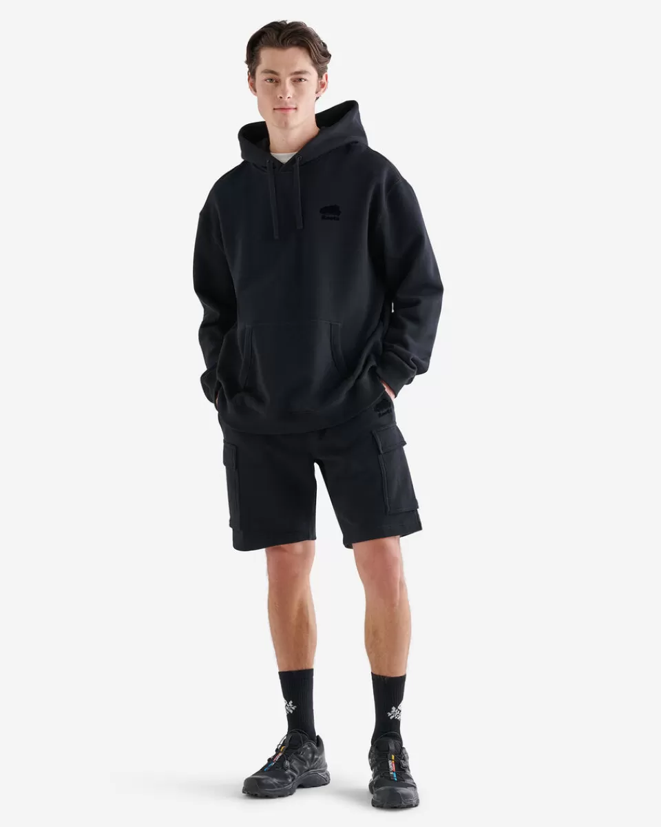 Roots Organic Original Cargo Sweatshort 9 Inch BLACK/BLACK Fashion