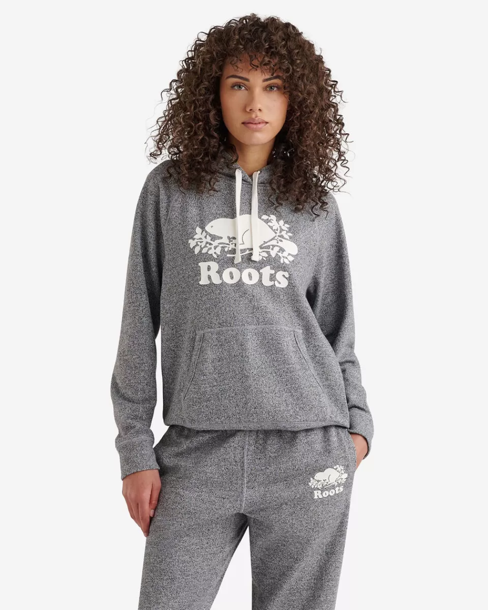 Roots Organic Original Kanga Hoodie SALT & PEPPER New