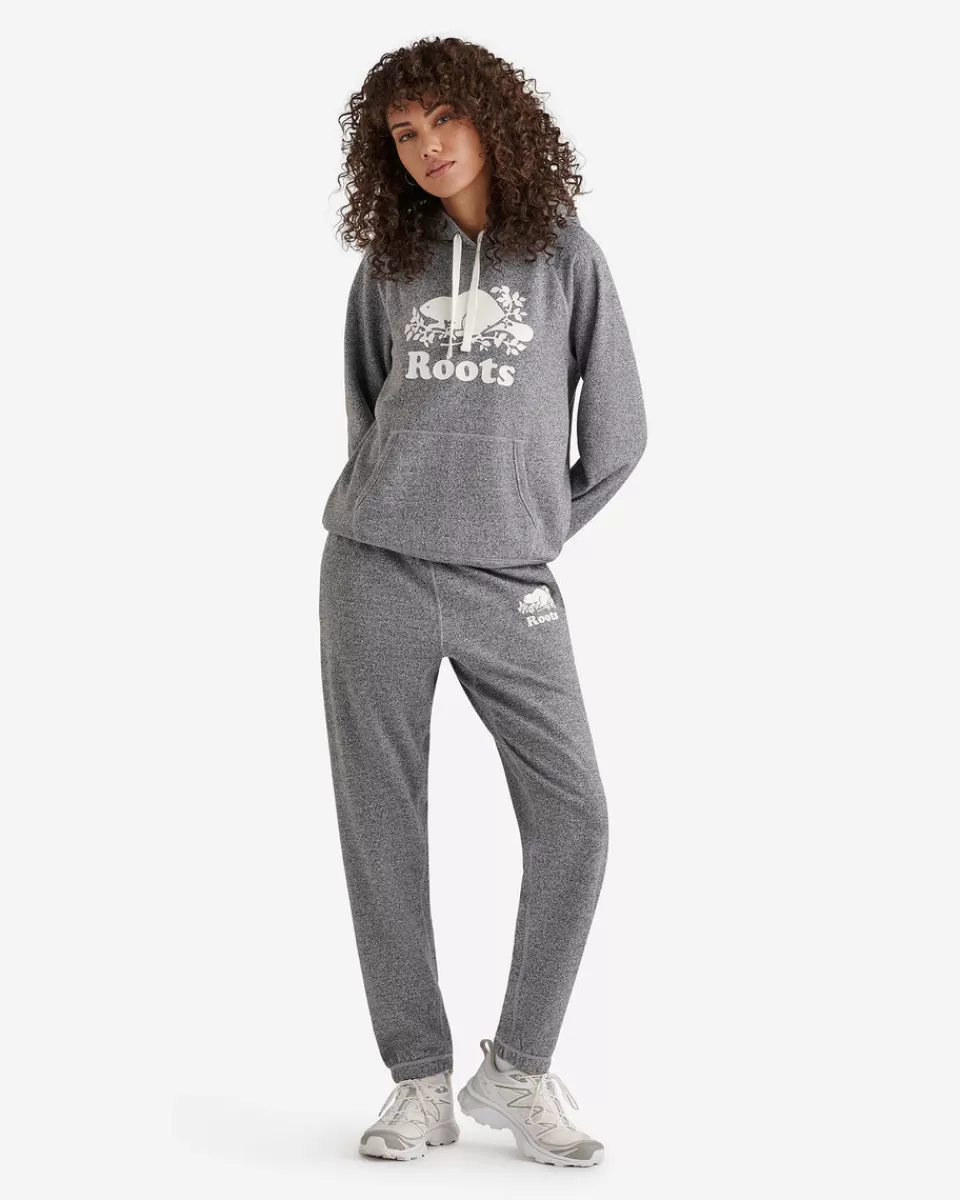 Roots Organic Original Kanga Hoodie SALT & PEPPER New