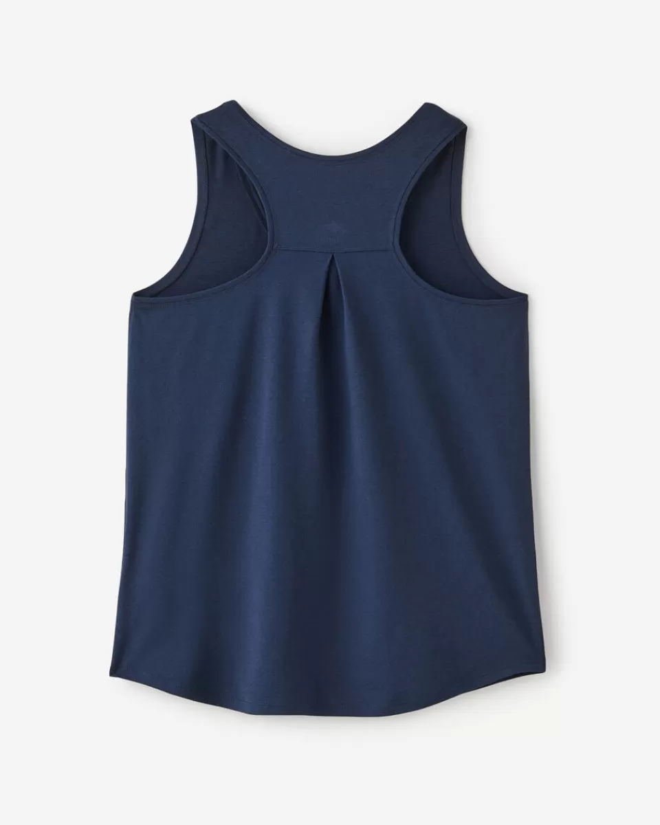 Roots Renew Racer Tank NAVY BLAZER MIX Store