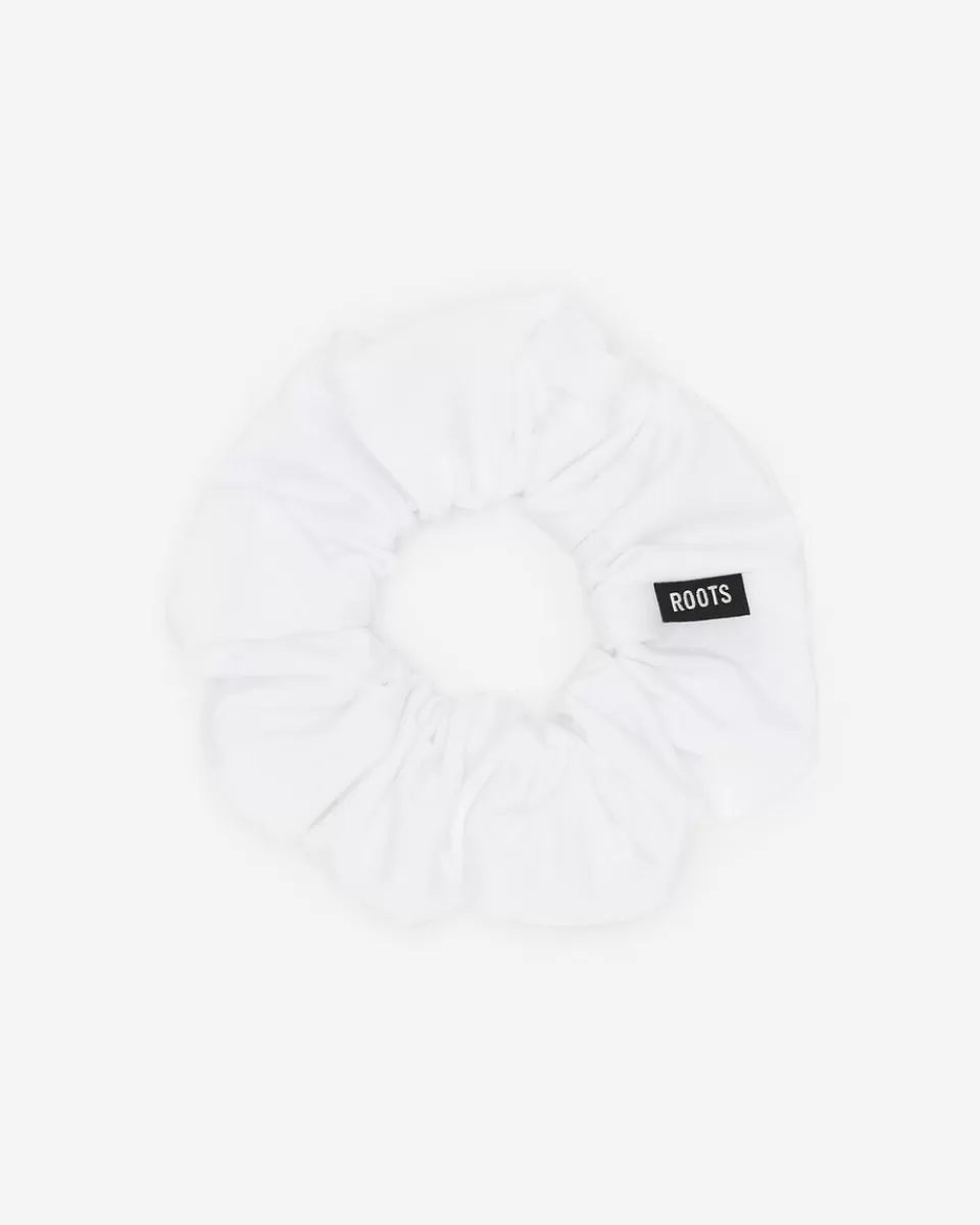 Roots Renew Scrunchie WHITE New