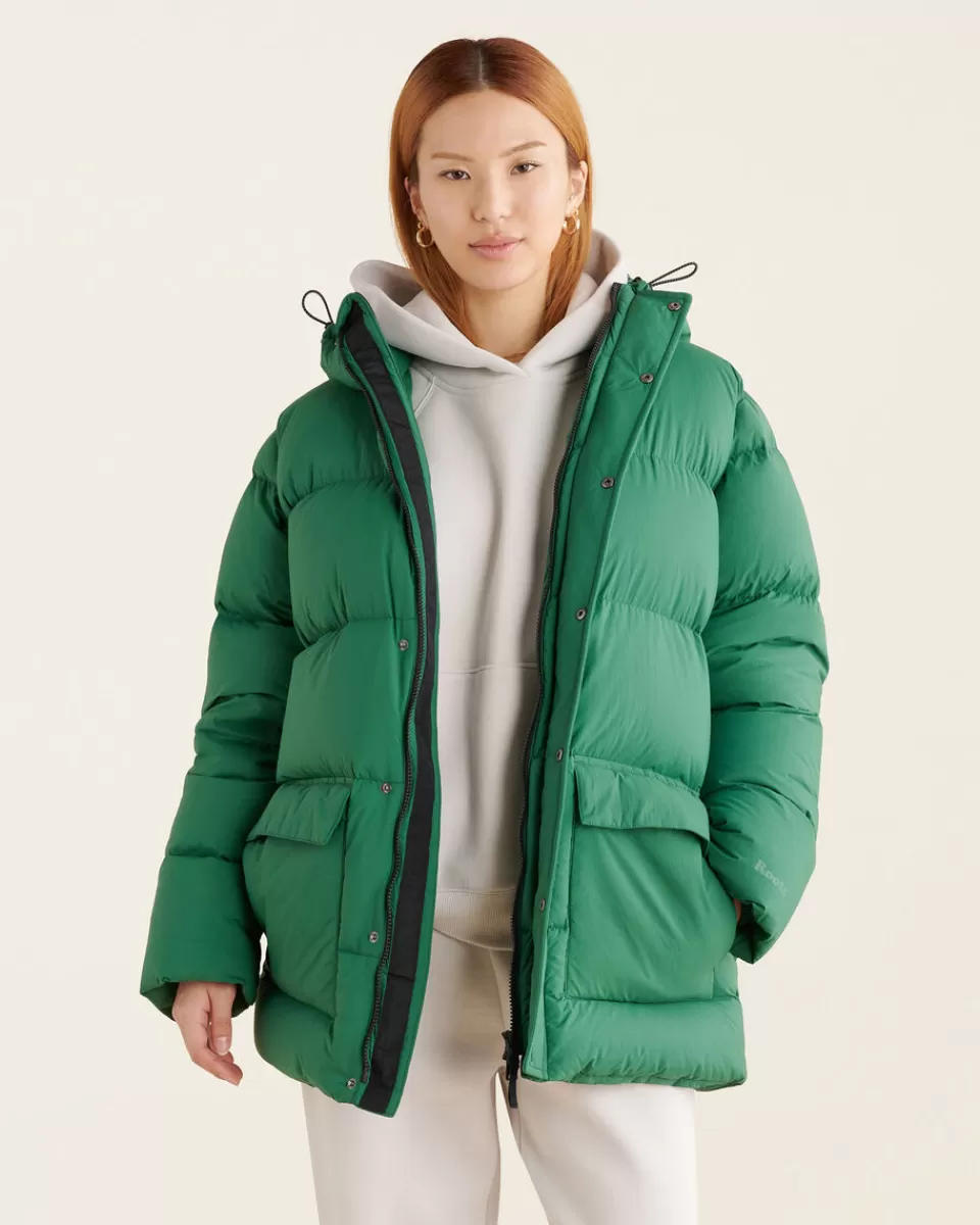 Roots Down Puffer Parka New