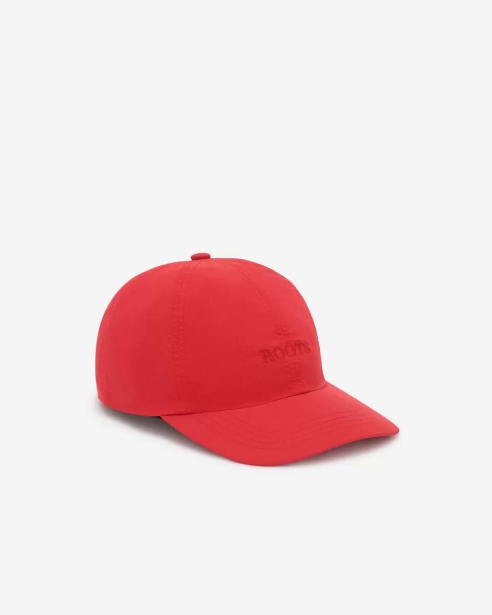 Roots Nylon Baseball Cap JAM RED Discount