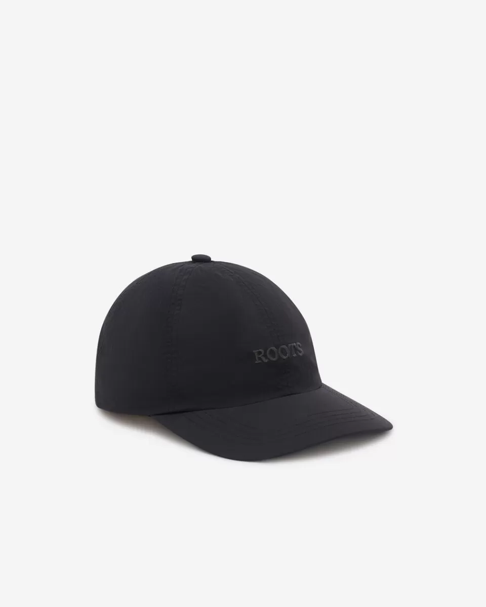 Roots Nylon Baseball Cap BLACK Cheap