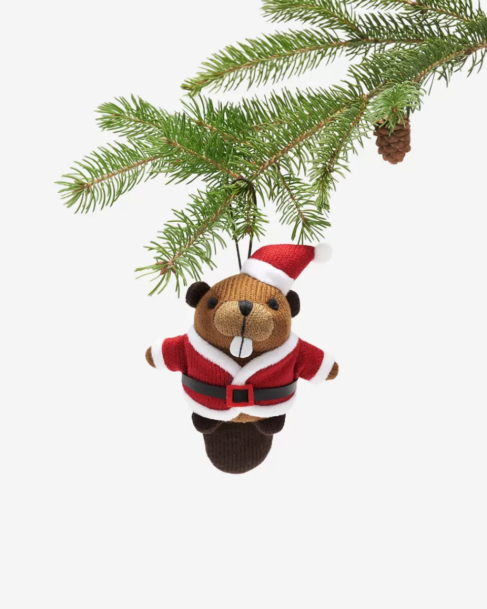 Roots Santa Beaver Ornament GRIZZLY BROWN Outlet