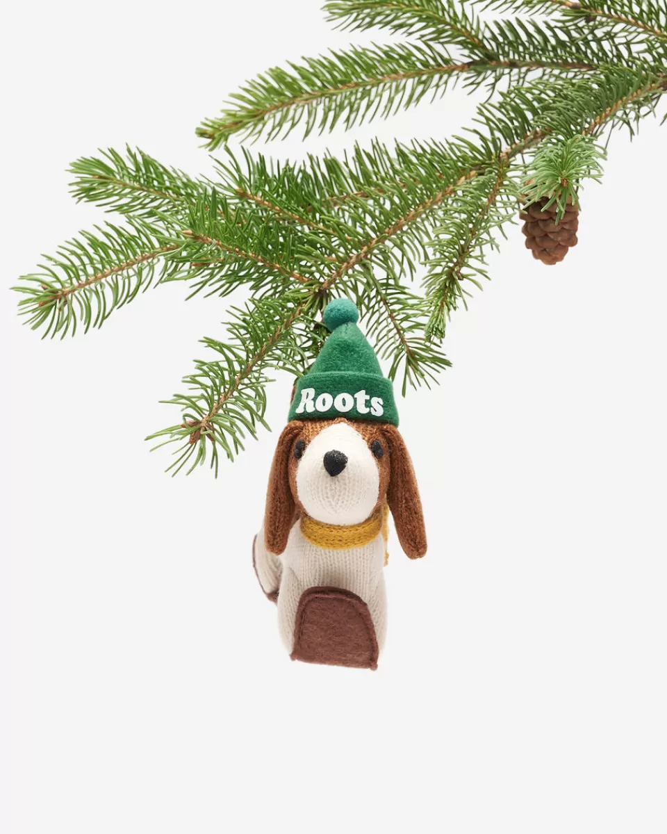 Roots Sledding Beagle Ornament MULTI Flash Sale