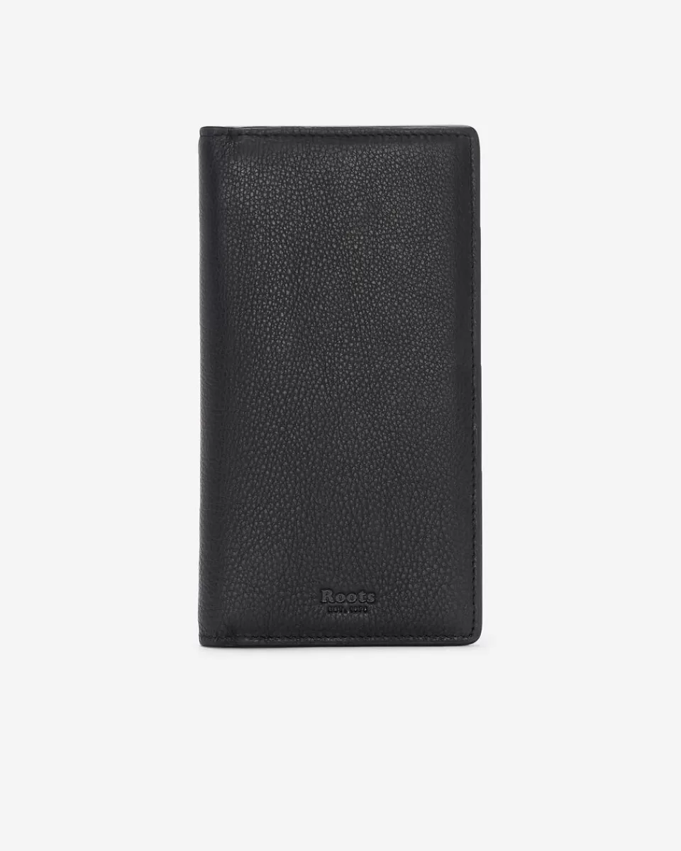 Roots Slim Card Wallet Prince BLACK Best