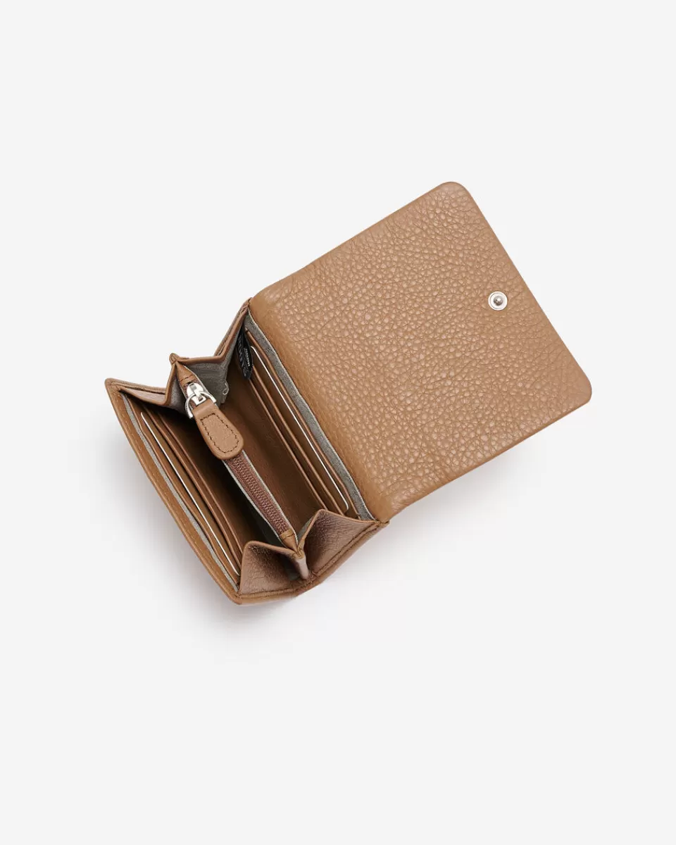 Roots Small Card Wallet Cloud TANNERY BROWN Sale