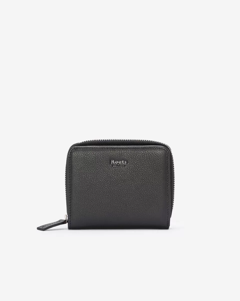 Roots Small Zip Around Clutch Prince BLACK Sale