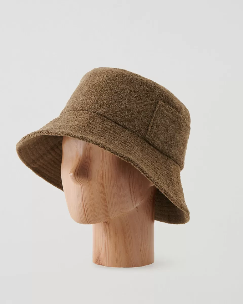 Roots Terry Towel Bucket Hat CAPERS Outlet