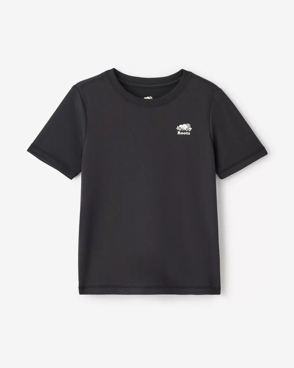 Roots Toddler Active Heatmap T-Shirt BLACK Online