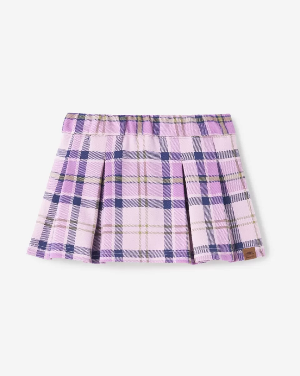 Roots Toddler Girls Pleated Skort LAVENDER HERB Best Sale