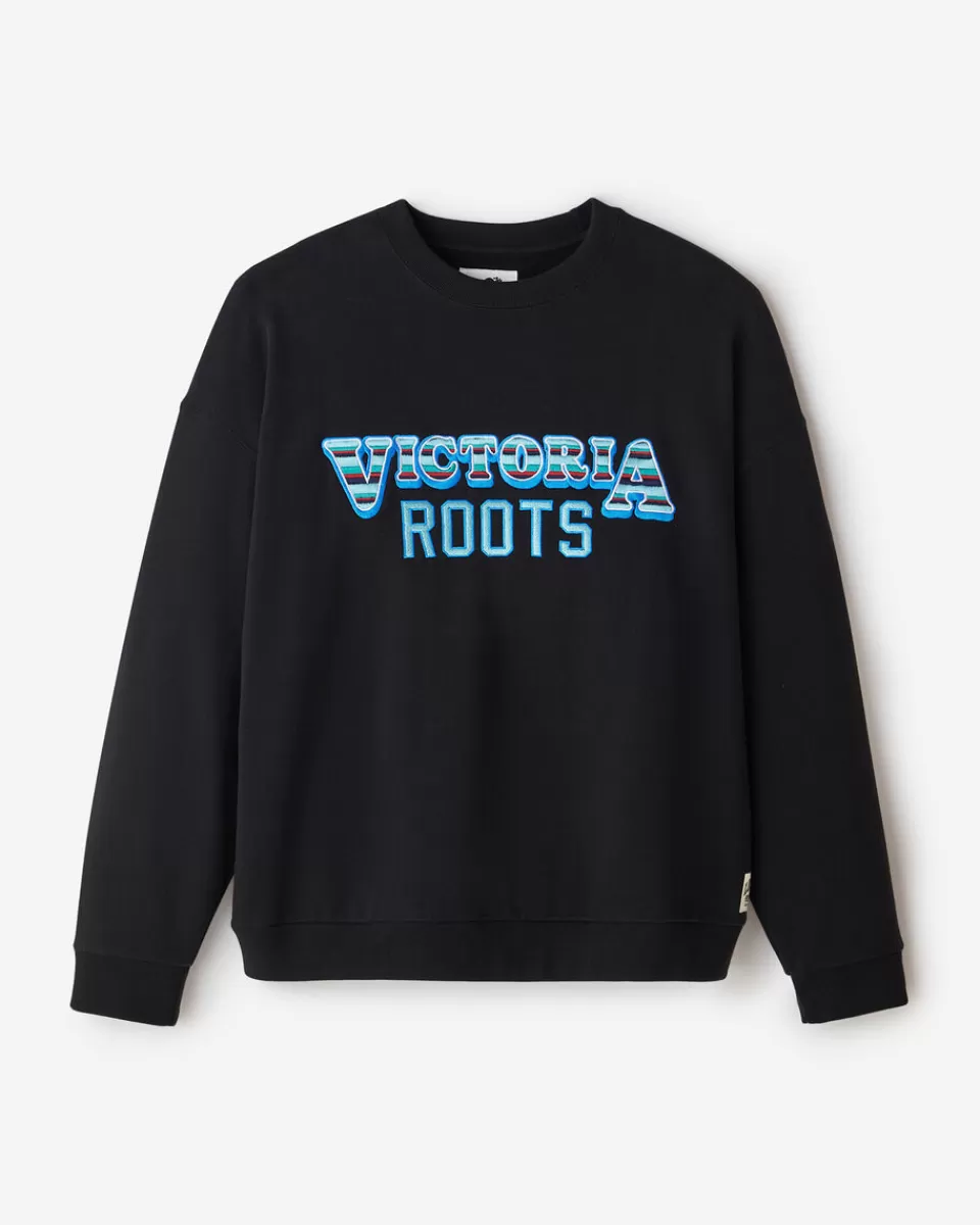 Roots Victoria Local Crew BLACK Sale