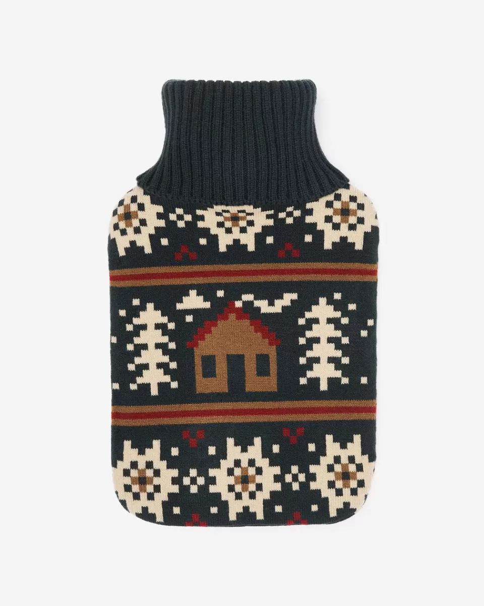 Roots Winter Cabin Hot Water Bottle VARSITY GREEN Outlet