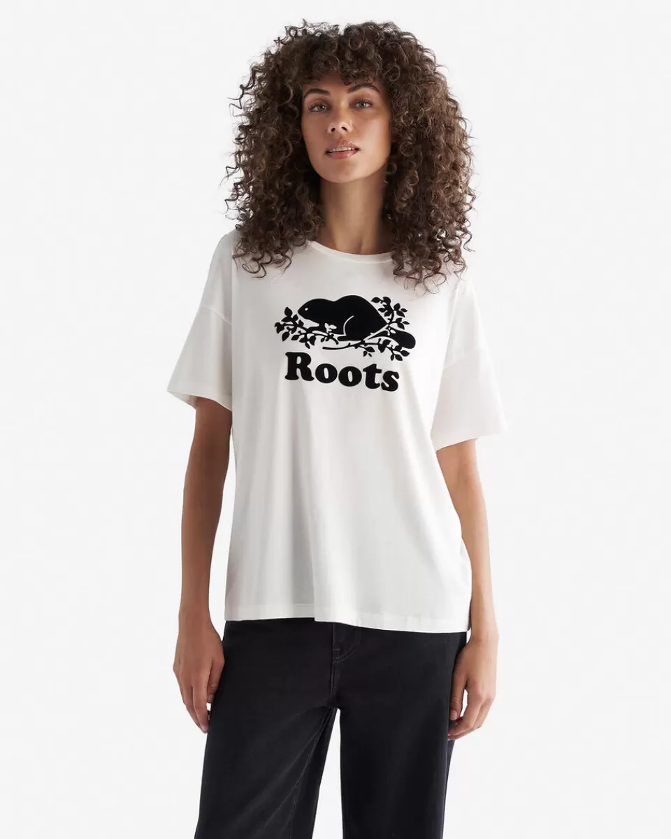 Roots Womens Organic Relaxed Cooper T-shirt Outlet