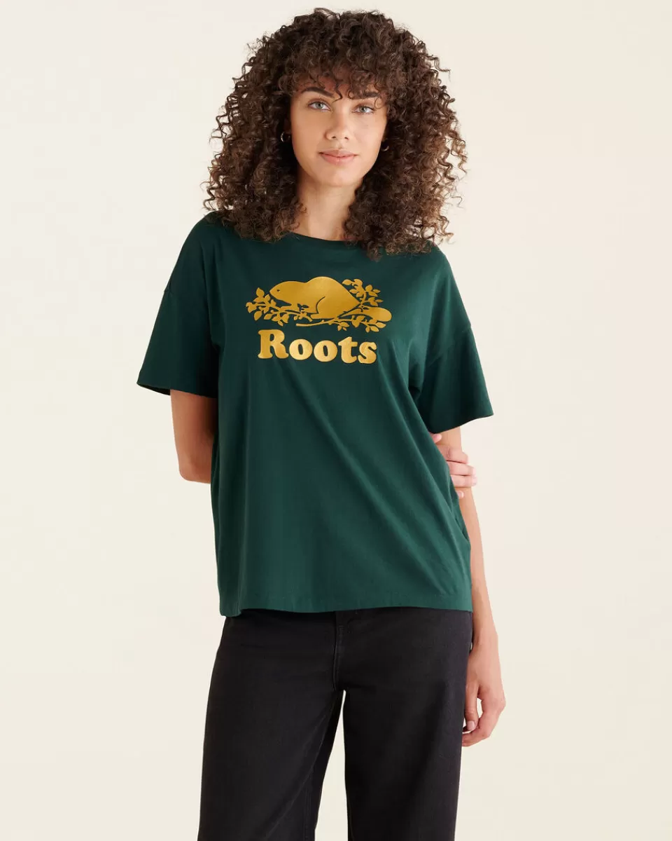 Roots Womens 50th Cooper Relaxed T-shirt Store