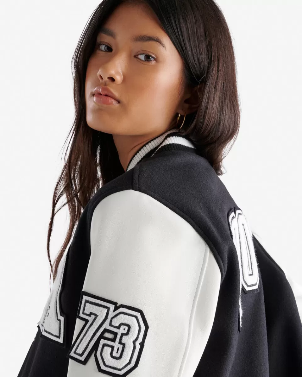 Roots Womens Vintage Varsity Jacket Clearance