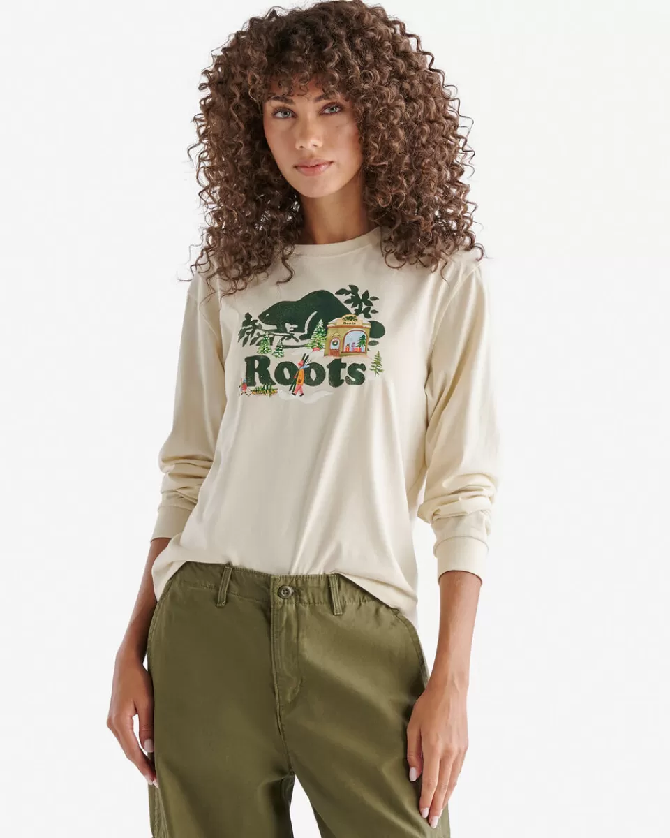 Roots Womens Winter Cooper Long Sleeve T-Shirt Flash Sale