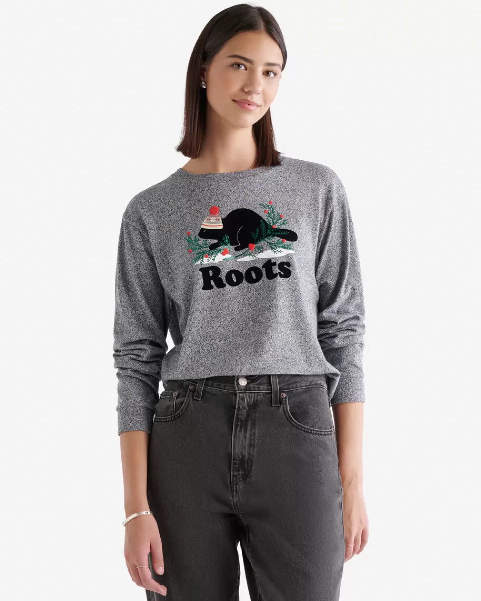 Roots Womens Winter Cooper Long Sleeve T-Shirt Shop